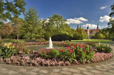 Schlossgartensalon mit Springbrunnen