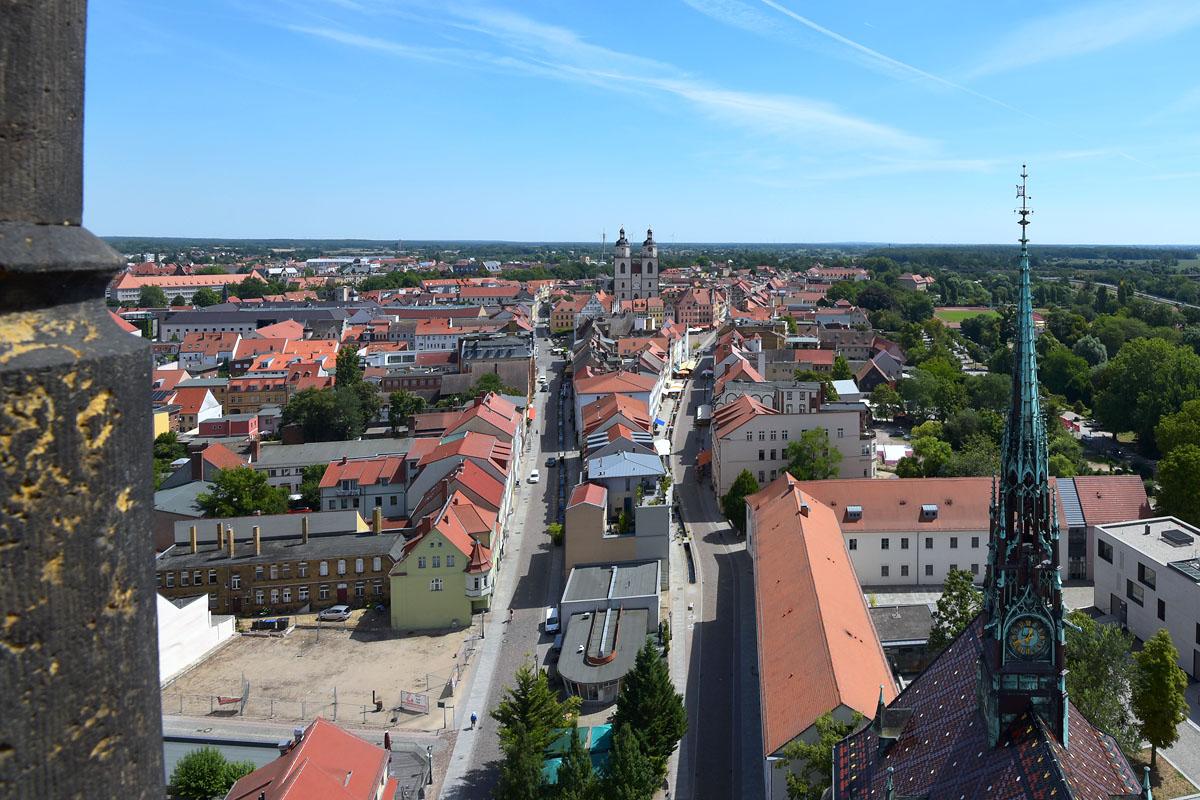 Altstadt von der Lutherstadt Wittenberg
